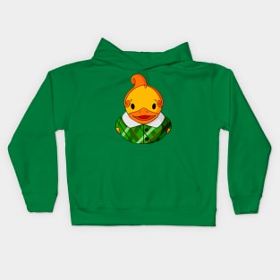 Green Munchkin Rubber Duck Kids Hoodie